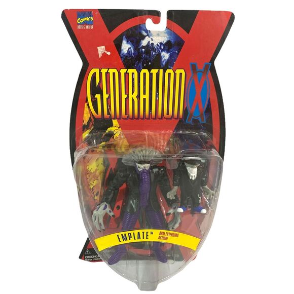 Vintage 1995 Toy Biz Marvel X-Men Generation X EMPLATE Action Figure  New - Picture 1 of 7